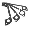 thumbnail image 2 of 51218122442, Durable Anti Scratch Break Proof Door Handle Covers Gasket Set Rubber Easy Installation  For Car, 2 of 8