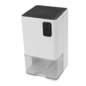 Household Dehumidifier, 40W Intelligent Humidity Monitoring Auto Shut Off Indoor Dehumidifier with Filtration and 1.2L Water Container for Bedroom Basements Bathroom RVs