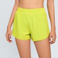 thumbnail image 2 of Timegard Running Shorts for Women Elastic Waist Lightweight Solid Color Track Shorts Loose Athletic, 2 of 3