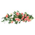 thumbnail image 4 of stanreset 1/2/3/5 Artificial Flower Plant Fake Vine Roses Simulation Rose Self-Assembly Party Balcony Garden Restaurant Living Room Garland Champagne Color 5PCS, 4 of 6