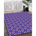 thumbnail image 3 of Ahgly Company Machine Washable Indoor Square Transitional Purple Area Rugs, 4' Square, 3 of 7