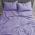 thumbnail image 3 of Nestl Split King Sheet Set, 1800 Series Microfiber Deep Pocket 4 Piece Bed Sheet Set, 3 of 8