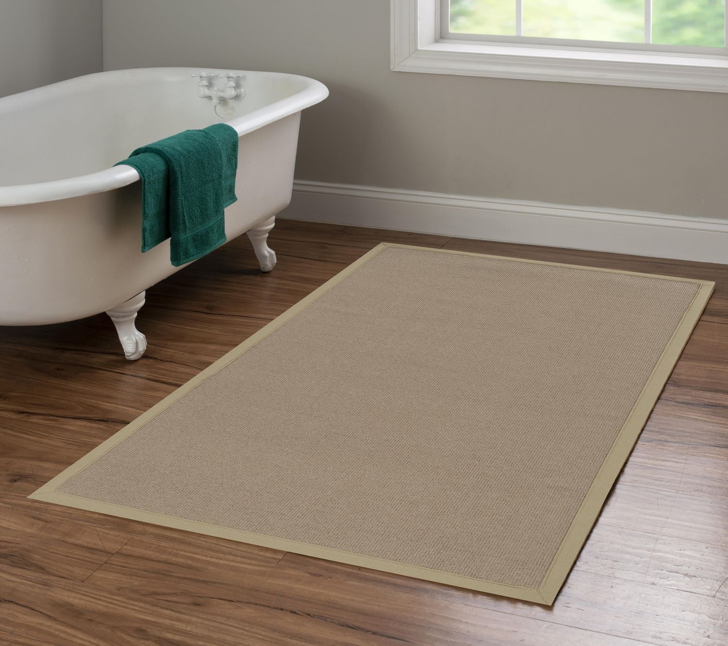 Tapis d'appoint Athena liège et beige de 4 pi x 6 pi