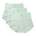 thumbnail image 1 of 3 pcs Womens Modal Cotton Underwear High Waist Tummy Control Full Coverage Briefs Comfy Stretchy Ladies Panties, 1 of 2