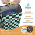 thumbnail image 5 of Vintage Checkered Cooler Backpack - 20L Insulated Soft Cooler Bag with Long-Lasting Cold Retention for Camping, 5 of 5