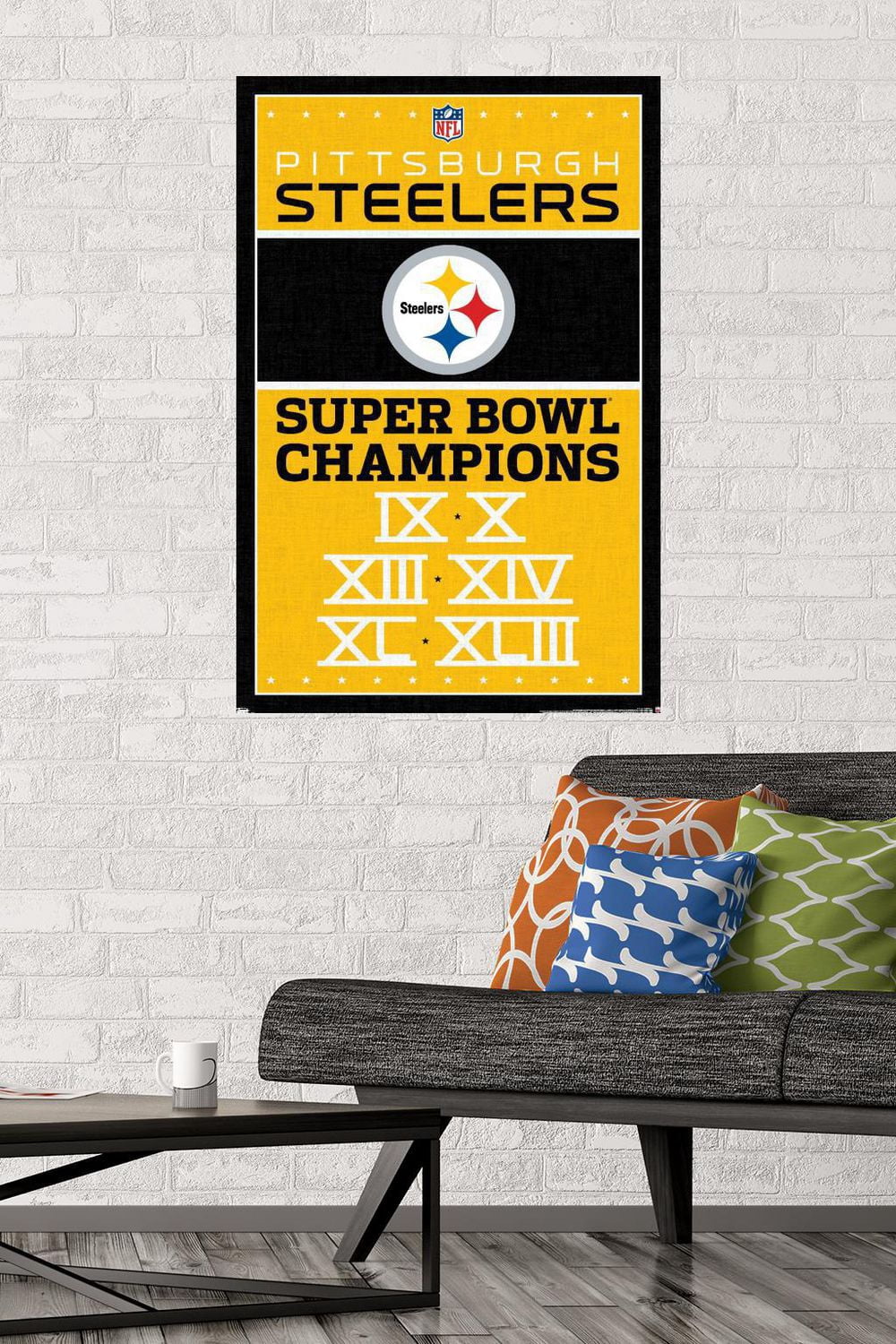 NFL Pittsburgh Steelers - Champions 13 Wall Poster