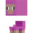 thumbnail image 3 of Minecraft Toys Mob Head Minis Figure Magenta Sheep, 3 of 6