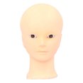 thumbnail image 1 of Visland Professional Female Mannequin Head for Makeup Practice Bald Manikin Head with Good Display Effect for Makeup Training Eyelash Extensions And Wig Display, 1 of 7
