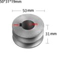 thumbnail image 1 of V-Belt Pulley A Type Double Slot Pulley Motor Cast Iron Dia Power Tool Accessory, 1 of 7