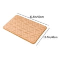 thumbnail image 3 of TopLLC Bathroom Rugs, Home Bathroom Absorbent Floor Mat Is Machine Washable Soft Comfortable And Quickly Absorbs Water Ensuring Stable And Non Slip Bathroom Floor Mat Chenille floor mats, 3 of 6