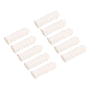 300 Pcs Protège-Doigts en Latex, Protège-Doigts Blancs, pour Manucure