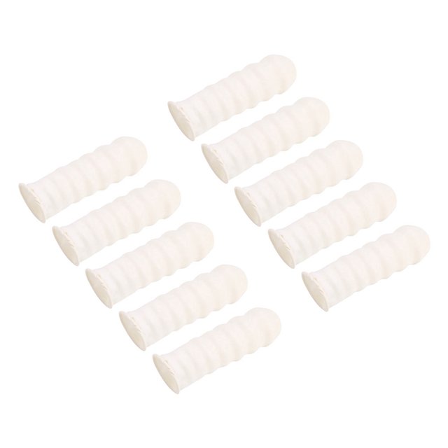 300 Pcs Protège-Doigts en Latex, Protège-Doigts Blancs, pour Manucure.