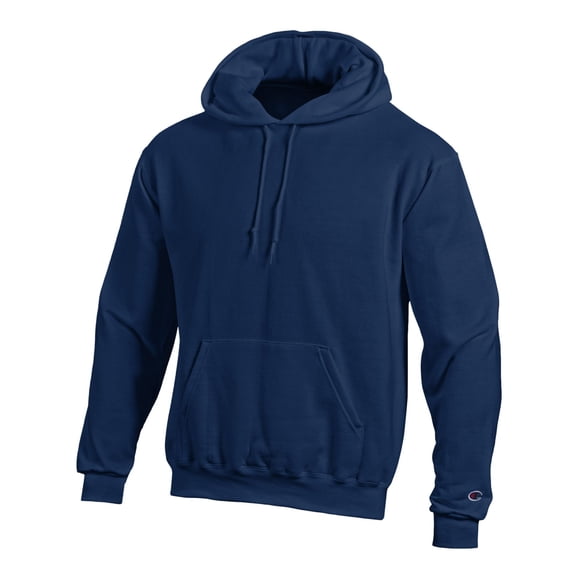 Champion Mens Double Dry Action Fleece Pullover Hoodie, M, Navy