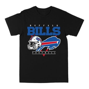 NFL Buffalo Bills Men's Helmet Triangle Graphic Tee, Black