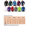 thumbnail image 3 of Innerwin Hauts de Musculation à Manches Longues T-Shirt de Sport pour Homme Couche de Base de Gym Chandails de Compression Décontractés Rouge TG, 3 of 3