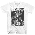 thumbnail image 1 of Macho Man White Adult T-Shirt, 1 of 2