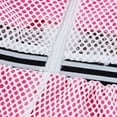 thumbnail image 4 of Fille Été Combinaison Contraste Couleur Creux Résille Fermeture Éclair Shorts, 4 of 6