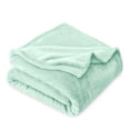 thumbnail image 1 of Bare Home Microplush Fleece Blanket - 300 GSM - Fuzzy Microfleece - Soft & Plush - Throw/Travel, Spring Mint, 1 of 5