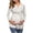 White, variant on Hinvhai Women's Maternity Tops Clearance Short Sleeve Round Neck Front Pleat Peplum Tunic Top Pregnancy Shirts Green 12(XXL)