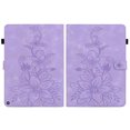thumbnail image 1 of XYX Tablet Case for Kindle Fire HD 10 (11th Generation, 2021 Release), Lily Flower Pattern PU Leather Multiple Viewing Angles Stand Slim Folio Tablet Cover (Purple), 1 of 7