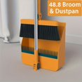thumbnail image 1 of 1 Set, Household Broom And Dustpan Set, Durable Sweeping Broom And Dustpan With, 1 of 5