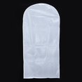 thumbnail image 3 of 5pcs Hanging Clothes Dust Cover Garment Suit Coat Cover Protector Wardrobe Storage Bag60x120cm, 3 of 5