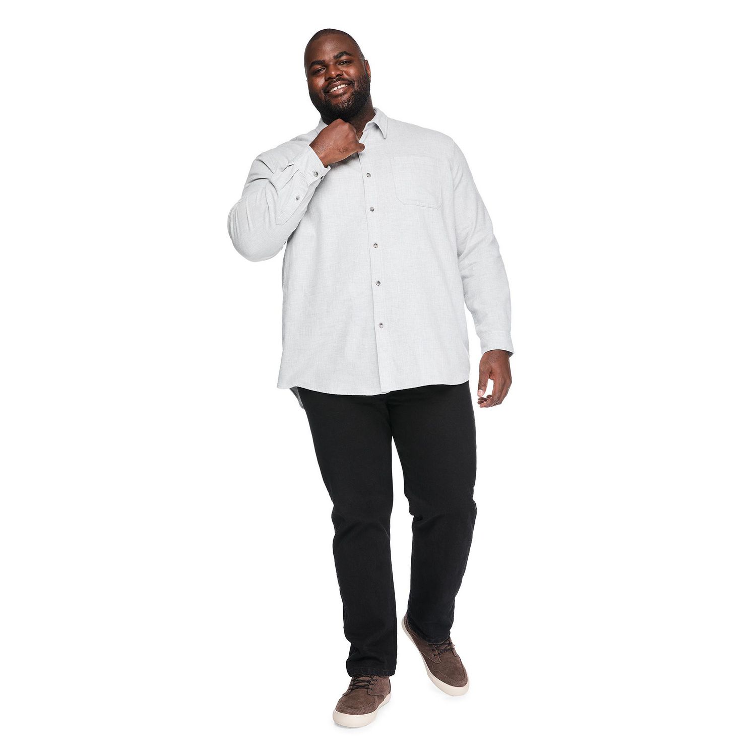 Chemise en flanelle George Plus pour hommes