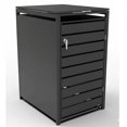 thumbnail image 4 of Backyard Lifestyles - Single Refuse Shed - Large - Dark Grey (33"x39"x49"), 4 of 6