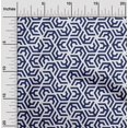 thumbnail image 2 of oneOone Rayon Navy Blue Fabric Geometric Fabric For Sewing Printed Craft Fabric By The Yard 56 Inch Wide, 2 of 4