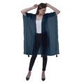 thumbnail image 2 of Moomaya Womens Georgette Shrug Open Front Long Sheer Coverup w/ Tassels, 2 of 7