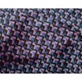 thumbnail image 4 of oneOone Silk Tabby Medium Blue Fabric Chevron Geometric Sewing Craft Projects Fabric Prints By Yard 42 Inch Wide, 4 of 4