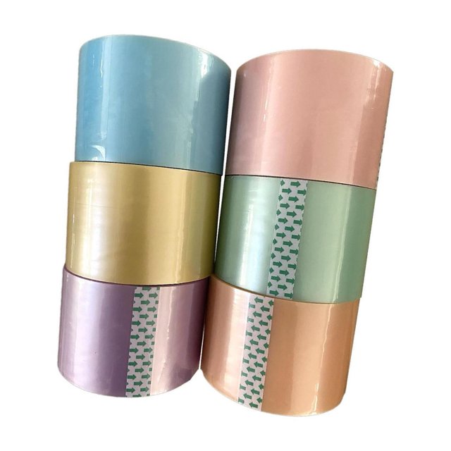 Decodeary 6 Pcs Ruban Adhésif à Bille Roulante Rubans Colorés en Vrac Jouets de Décompression Amusants