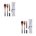 thumbnail image 1 of Maytalsory Set School Student Chopstick Fork Spoon Flatware with Storage Bag Type 8 2Set, 1 of 6