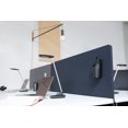 thumbnail image 2 of Luxor RECLAIM 48”W x 24”H Desktop Privacy Panel - Slate Gray, 2 of 4