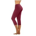 thumbnail image 1 of Generic Women's High Waist Wide Leg Capris, Blue, XL, 1 of 8