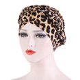 thumbnail image 4 of Women Turban Head Wrap Pre-Tied Bonnet Beanie Hat Sleeping Cap Headwrap, 4 of 8