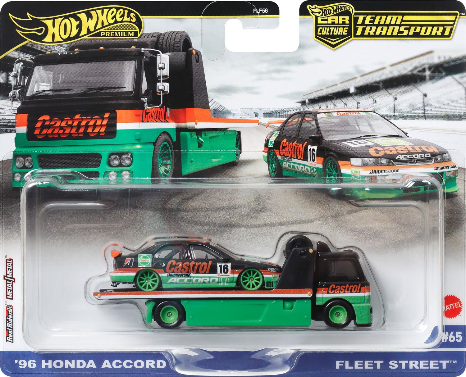 Hot Wheels Team Transport Camion et voiture de course