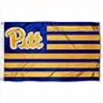 thumbnail image 3 of Drapeaux et Bannières Universitaires Co. Pittsburgh Panthers Script Pitt Drapeau Nation Rayures Américaines, 3 of 4