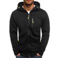 thumbnail image 2 of Faithtur Hommes Pull Fermeture Éclair Veste de Loisirs Plein Chaud Top, 2 of 5