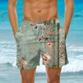 thumbnail image 1 of LSLJS Men's Summer Loose Beach Shorts Pocket Swimming Pants, Beach Shorts, 1 of 6