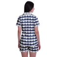 thumbnail image 4 of Moomaya Pyjama pour Femmes Imprimé, Ensemble Deux Pièces à Col Cranté avec Short, 4 of 6