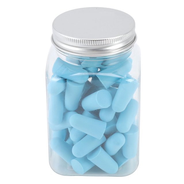 Earplugs, Slow Rebound Sponge Convenient To Carry Wide Apllication Soft Earplugs Easy To Wear For All Noisy Events Blue