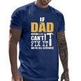 thumbnail image 1 of LUOGENLI T-shirts pour Homme pour Hommes Homme Printemps et Été Fête des Pères Décontracté Rétro Lettrage Impression Partielle T-Shirt Col Rond Manche Courte Haut 4TG T-shirts pour Hommes T-shirts Graphiques Vêtements d'Été Marine TG, 1 of 6