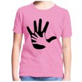 thumbnail image 4 of TZEWGL Hauts à Manches Courtes Imprimés Graphiques Roses Col Rond pour Enfants Vêtements pour Filles Garçons Taille 3-4T, 4 of 4