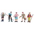 thumbnail image 2 of LEEYNEER 16 Pcs Simulation Farm Character Model Set Farmer Miniature Toy Figure Educational Toys, 2 of 17