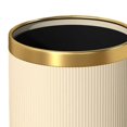 thumbnail image 4 of Open Top Trash Can Trash Bucket Garbage Can for Guestroom Restroom Bathroom Yellow, 4 of 9