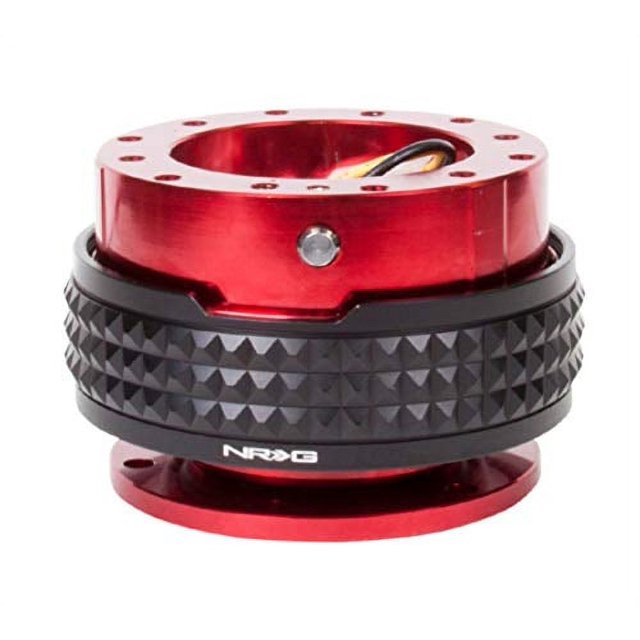 NRG Innovations SRK-210RD/BK Quick Release Kit (Red Body/Black Pyramid Ring)
