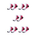 thumbnail image 1 of kurtrusly 1/2/3/5 2pcs/set Compression Socks For Women Performance And Reduce Fatigue Relieve rose red S/M 5PCS, 1 of 6