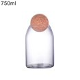 thumbnail image 1 of Storage Bottle Anti-deform Durable Waterproof Cork Stopper Bean Sugar Glass Jar for Coffee, 1 of 8