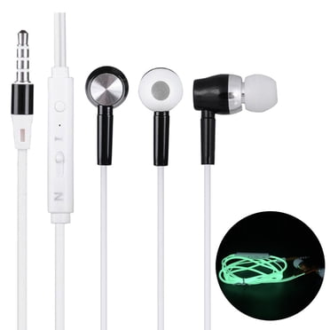 XZNGL Ear Phones in Ear Headphones Ear Buds 3.5Mm in Ear Stereo Luminous Headphone Headset Super Bass Music Earphone Earbuds